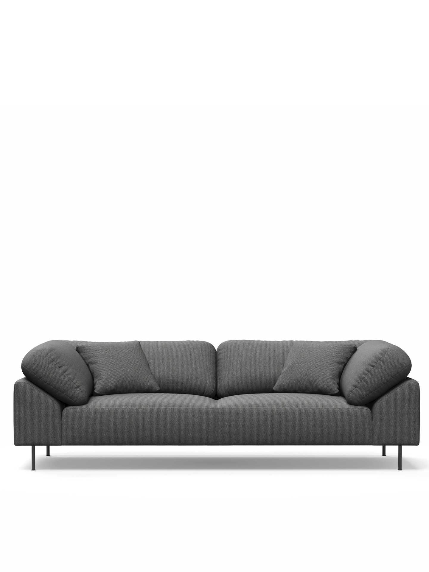 Collar 2.5-seater - Dark grey
