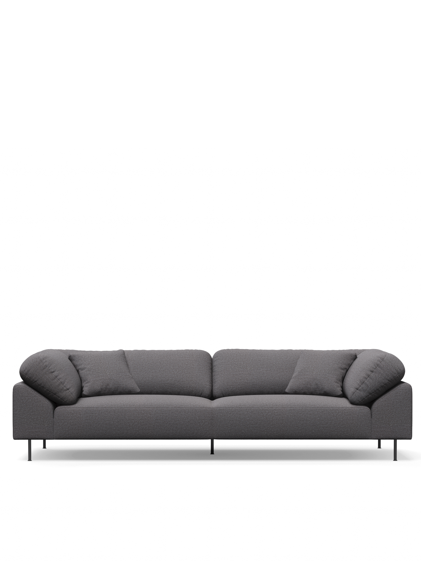 Collar 3-seater - Brown bouclé