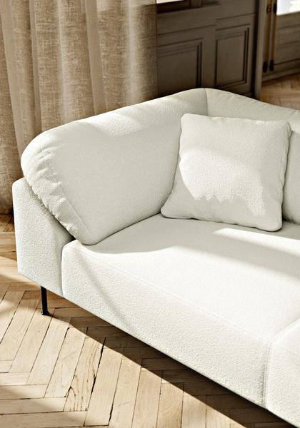 Collar 3-seater - Off white bouclé