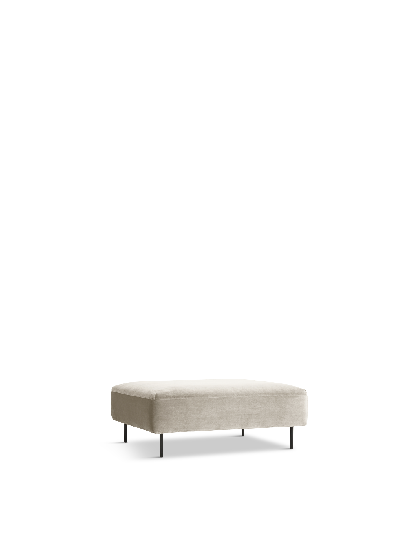 Collar ottoman - Beige