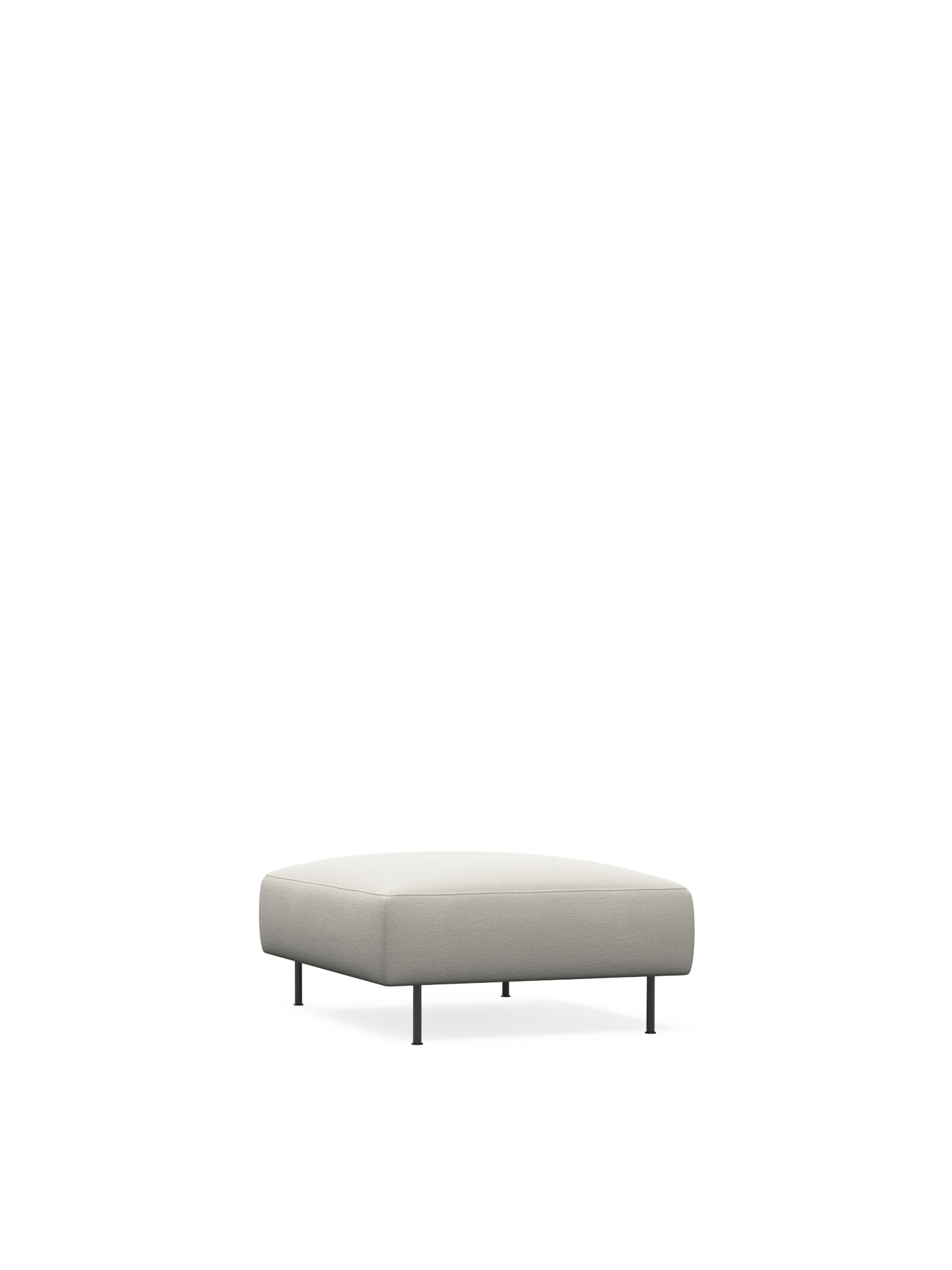 Collar ottoman - Off white bouclé