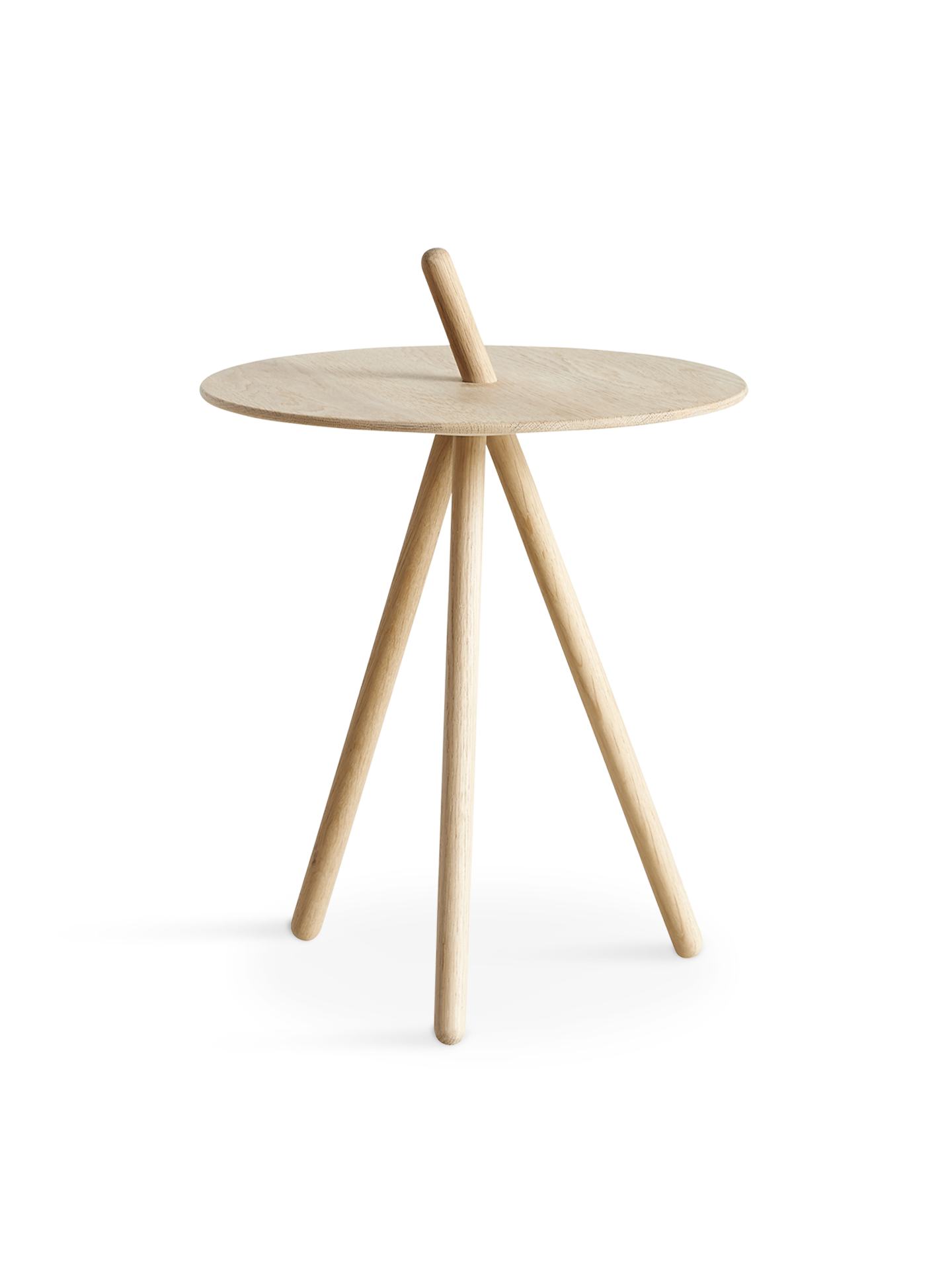 Come Here side table - White pigmented oak