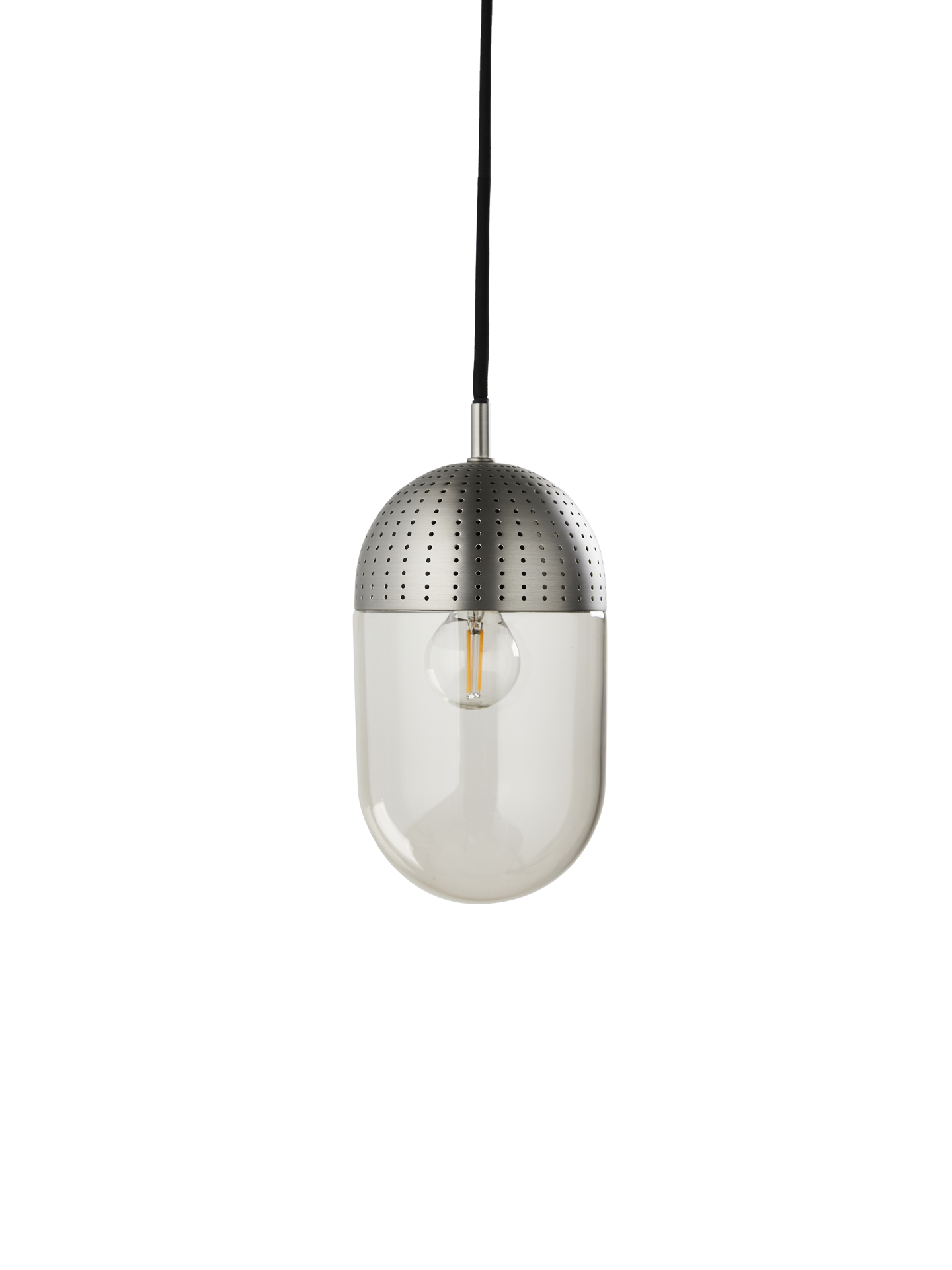 Dot pendant (Large) - Brushed metal finish
