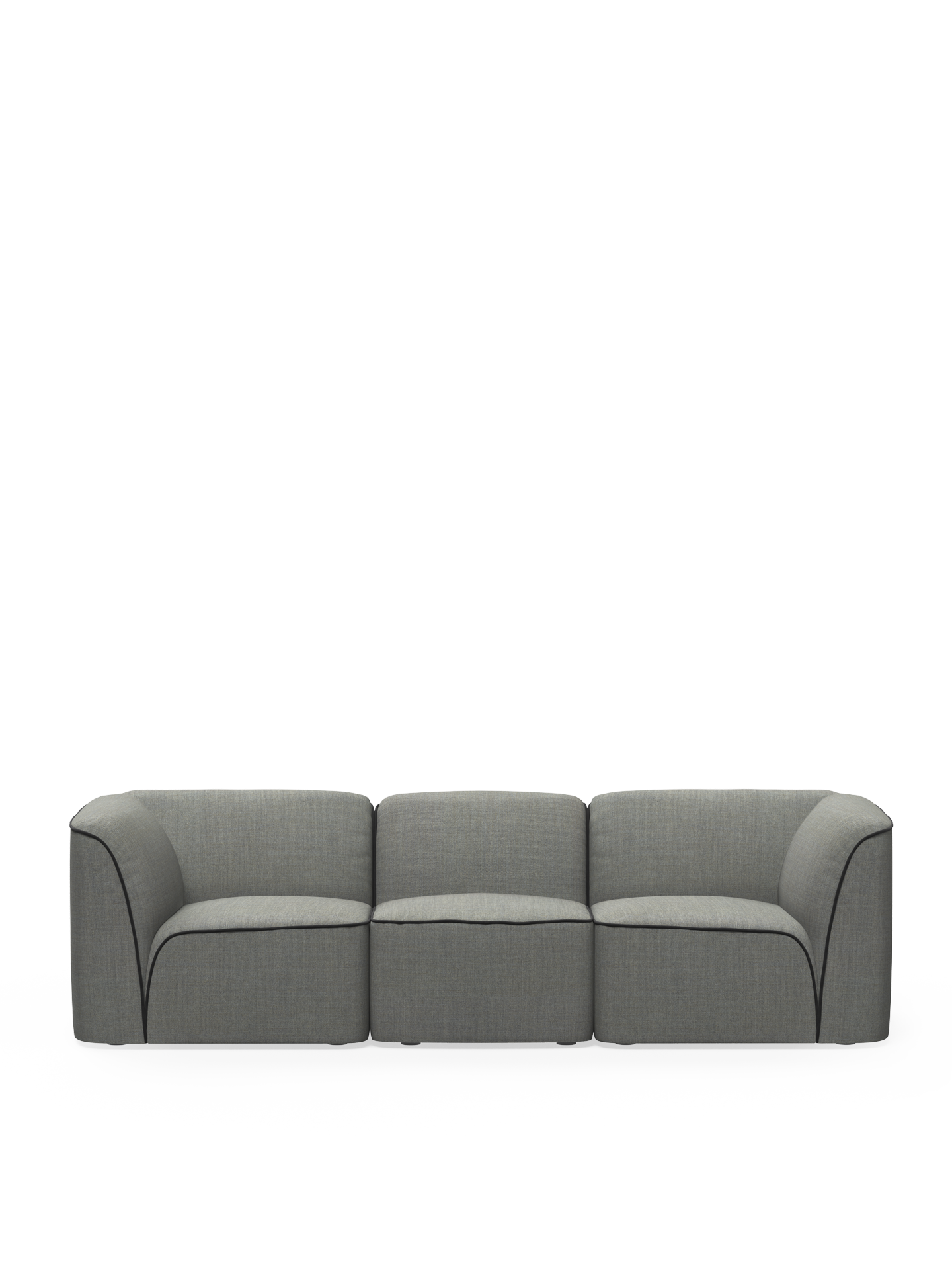 Flora 2.5-seater - Dark grey