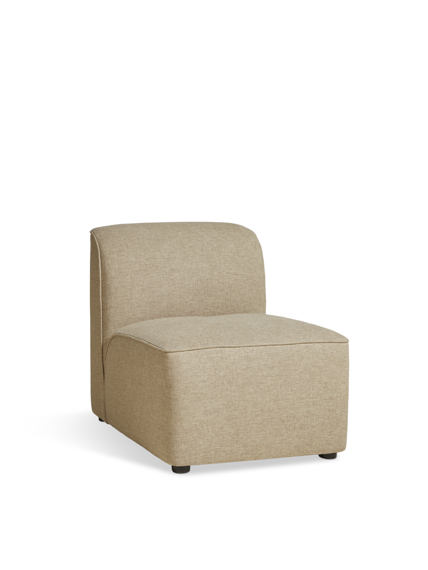 Flora middle module (66 cm) - Warm beige
