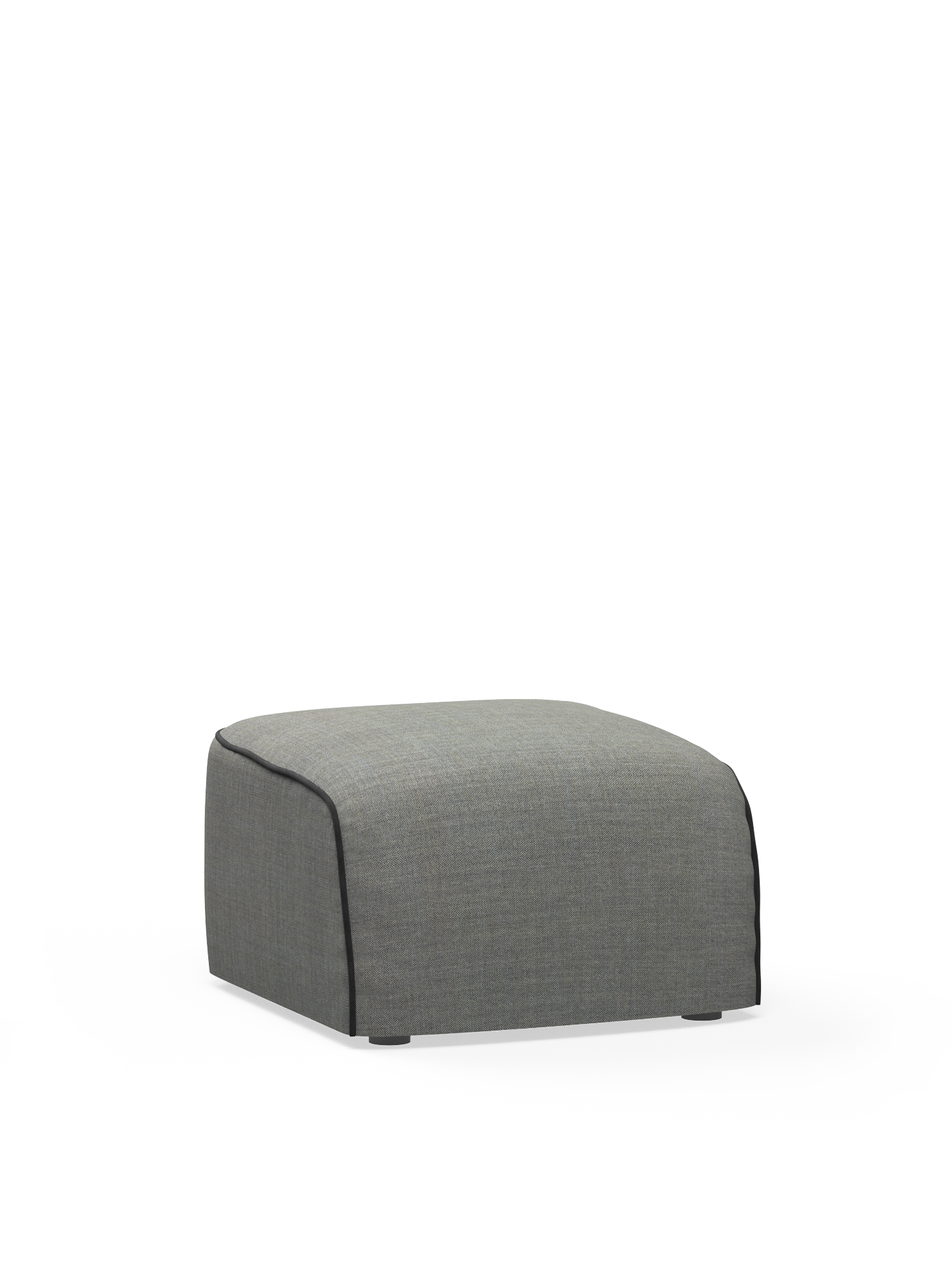 Flora pouf - Dark grey
