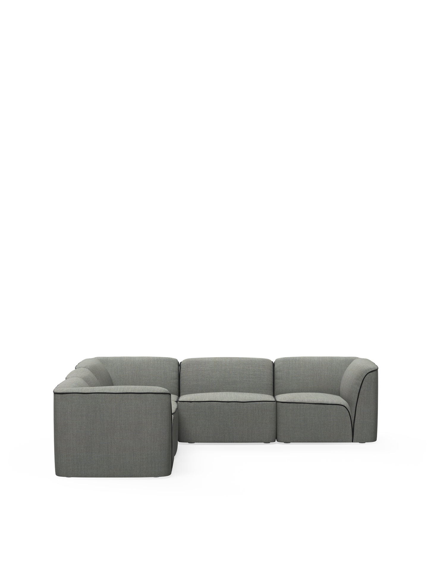Flora sectional 3 - Dark grey