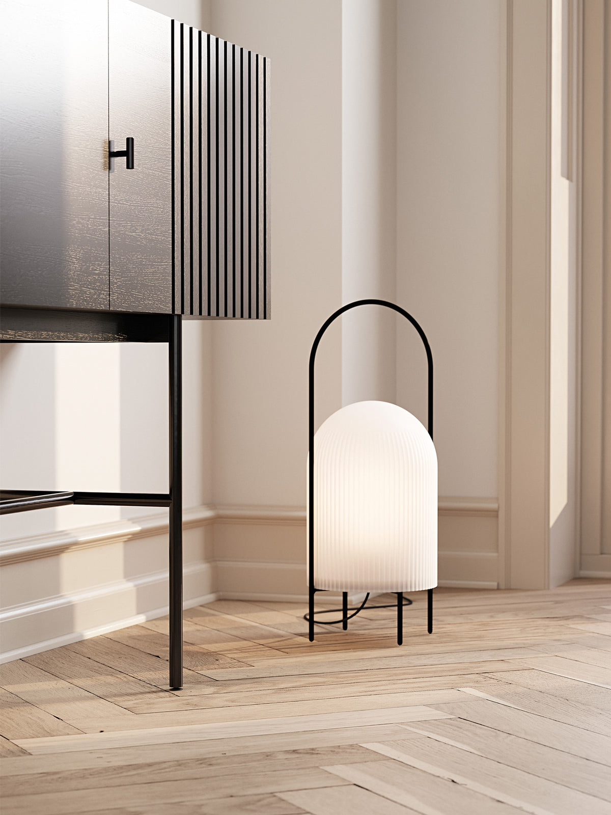 Ghost floor lamp