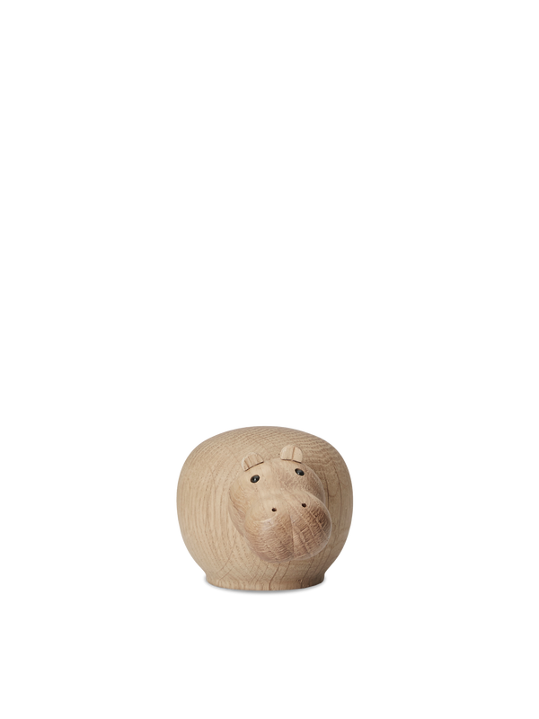 Hibo hippopotamus (Mini) - Oak