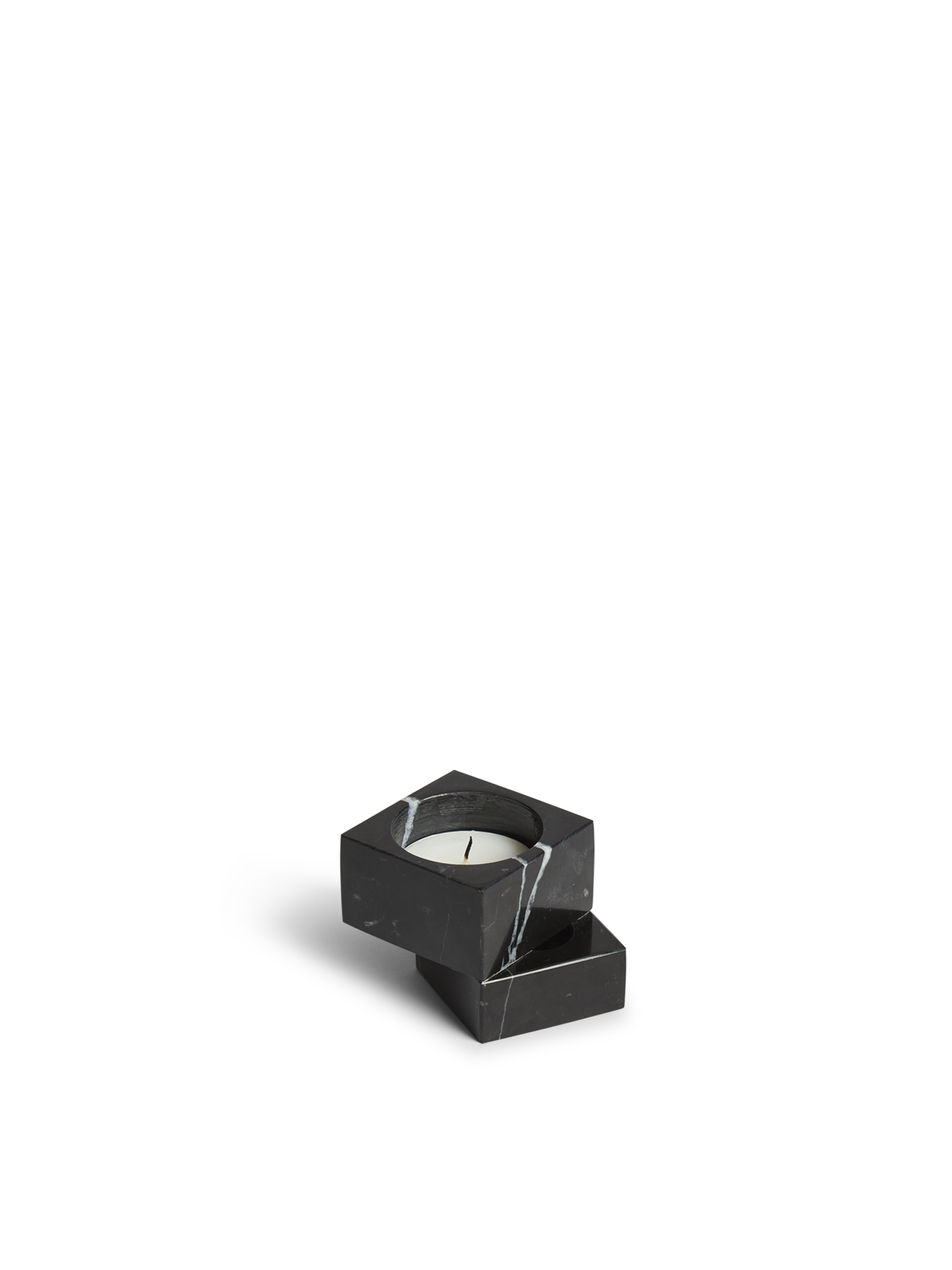 Jeu de dés 1 candle holder - Black