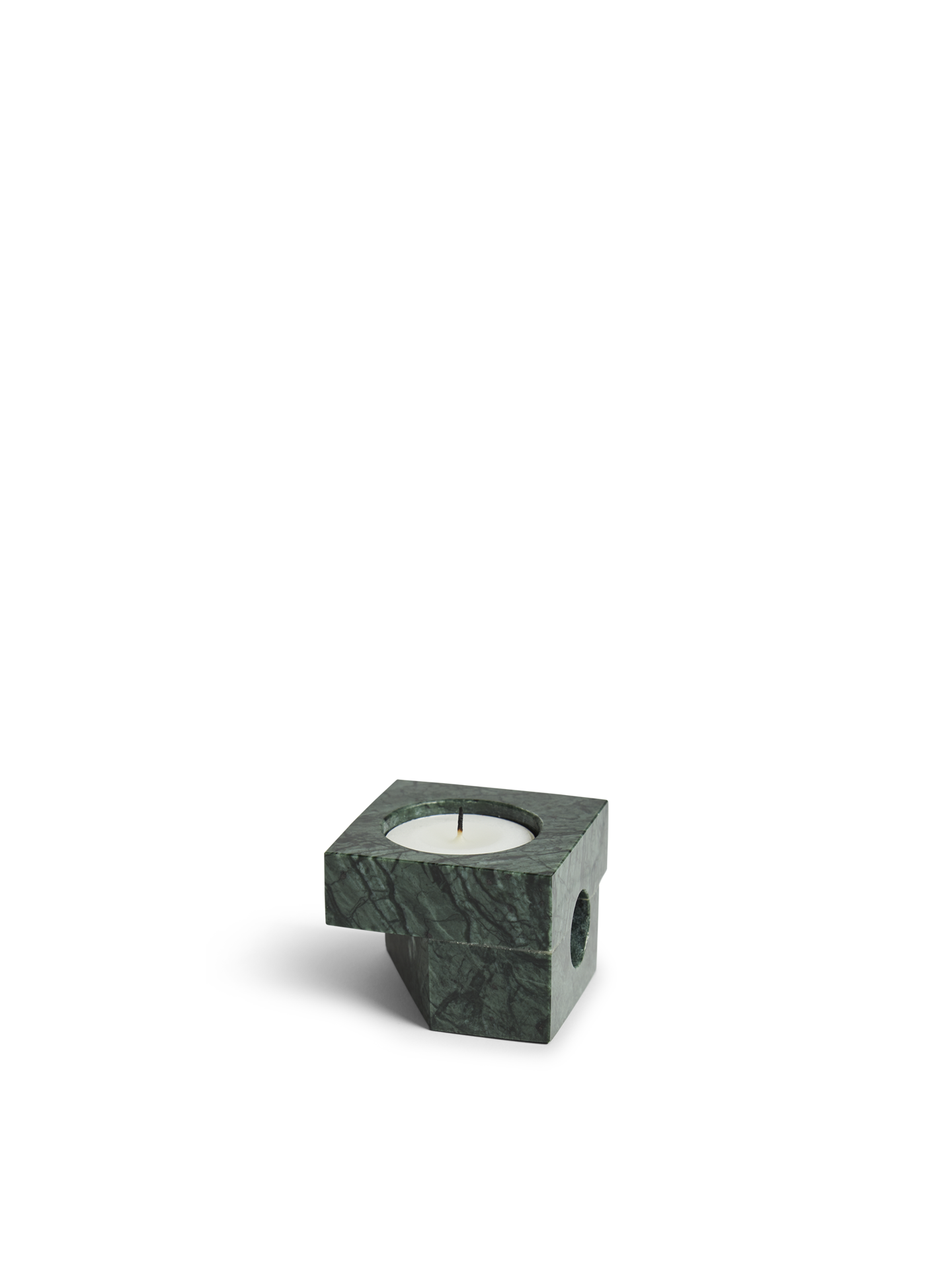 Jeu de dés 2 candle holder - Green