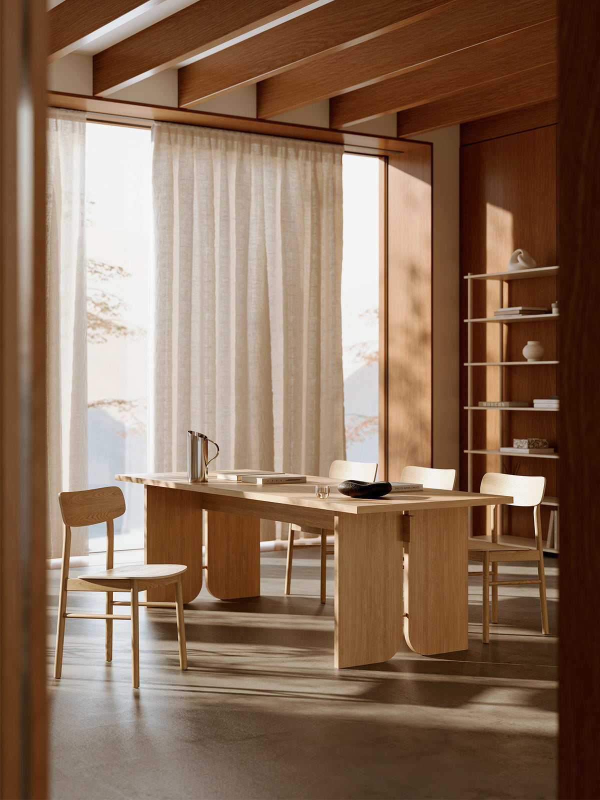 Kimono dining table - Oak