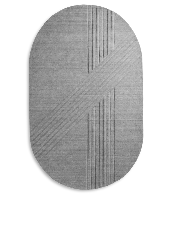Kyoto rug (210 x 340 cm) - Grey