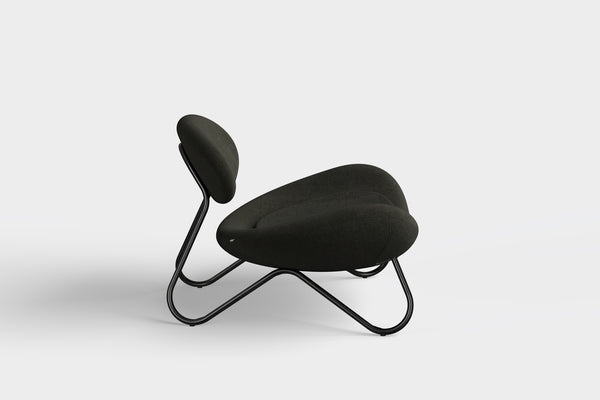 Meadow lounge chair - Dark brown/Black