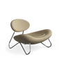Meadow lounge chair - Beige/Chrome