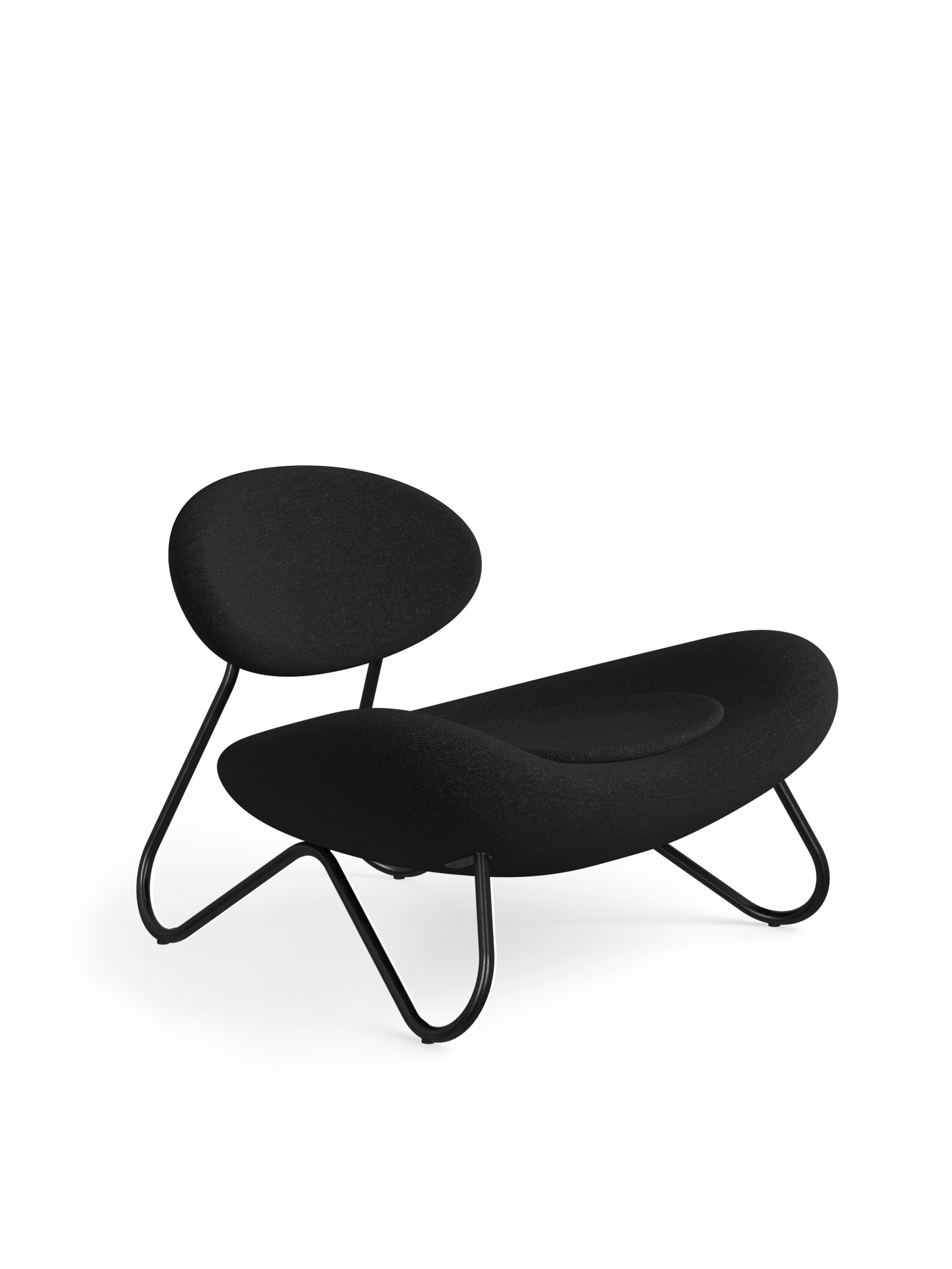 Meadow lounge chair - Charcoal/Black