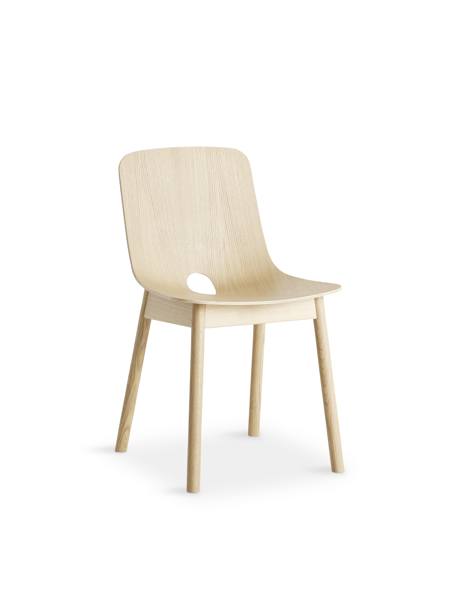 Mono dining chair - White pigmented oak