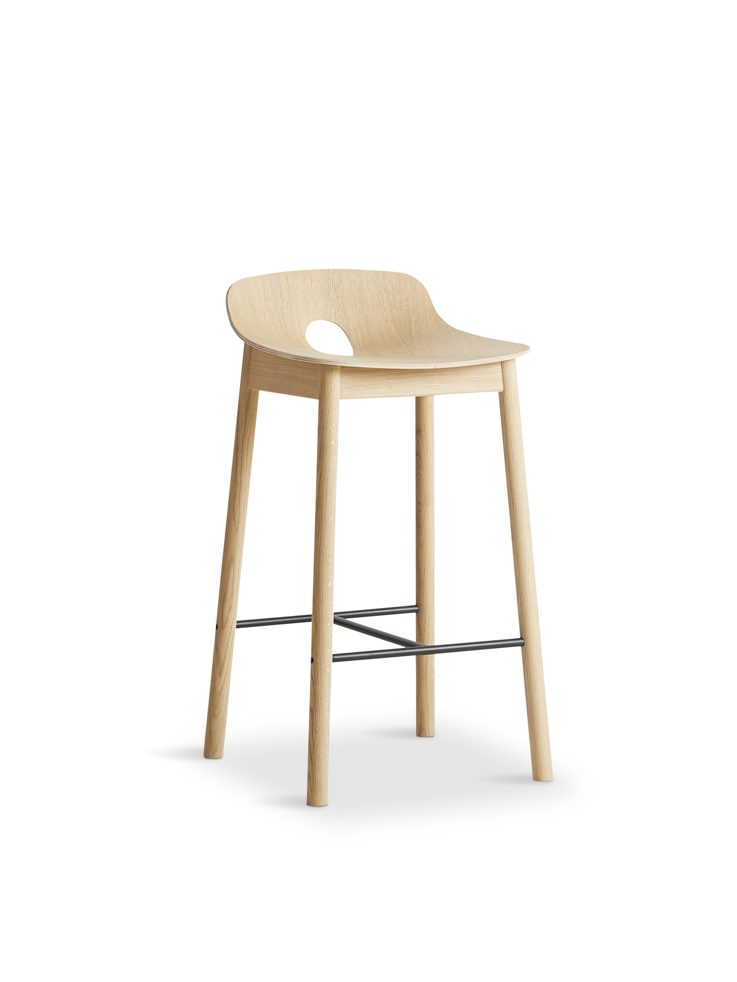 Mono counter chair - White pigmented oak