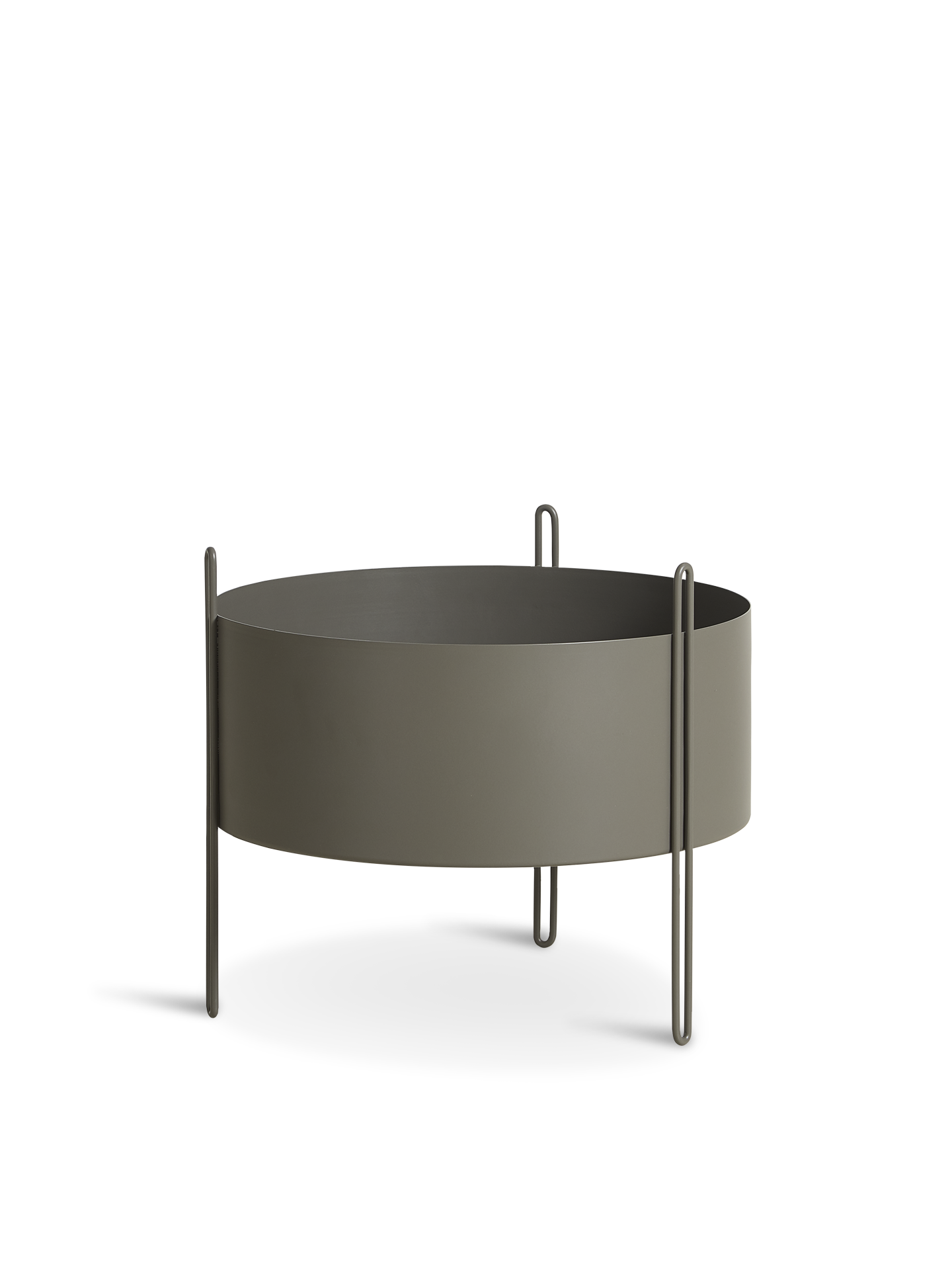 Pidestall planter (Medium) - Taupe