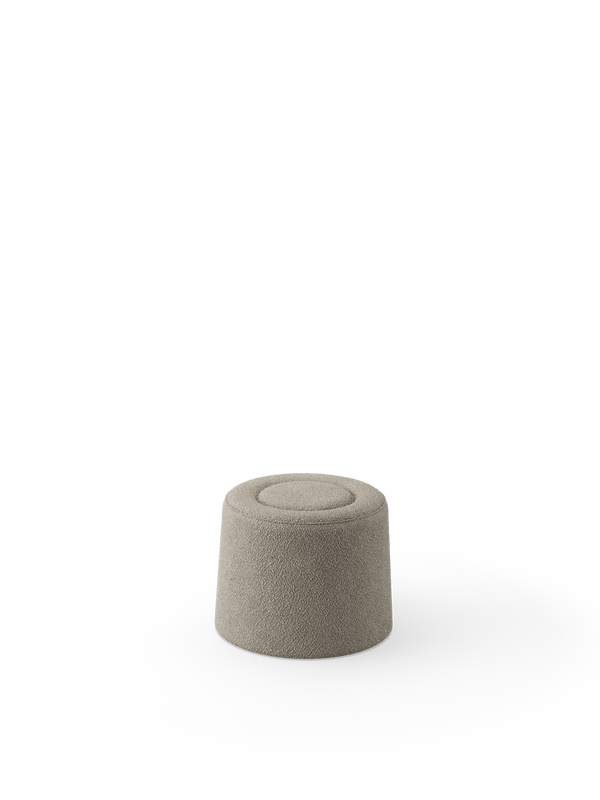 Praline pouf (52 cm) - Natural bouclé