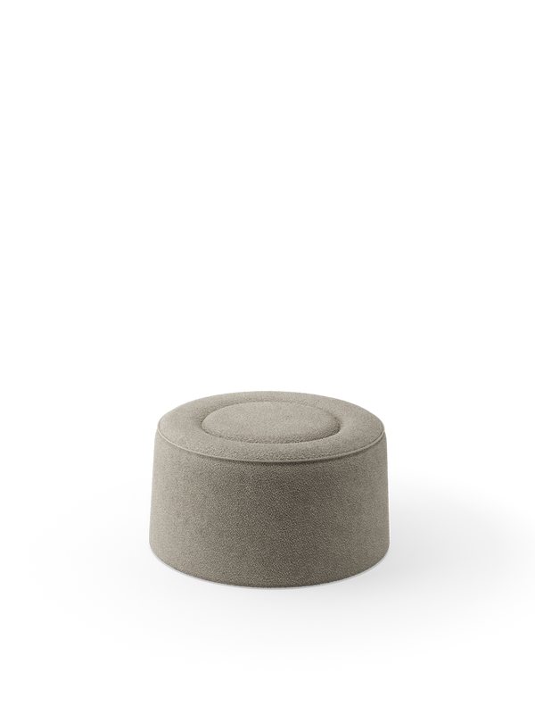 Praline pouf (78 cm) - Natural bouclé
