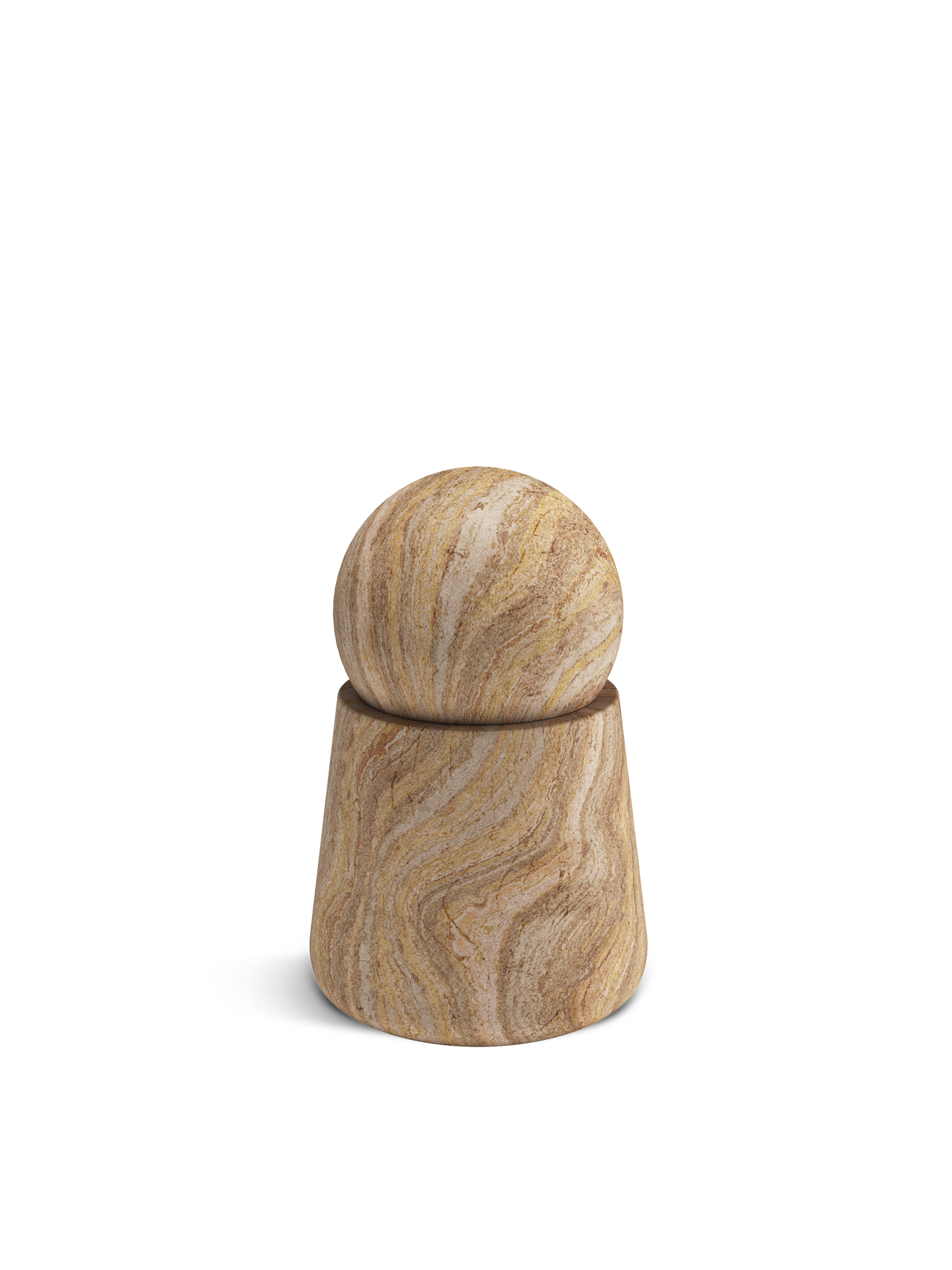 Serene jar tall - Rainbow sandstone