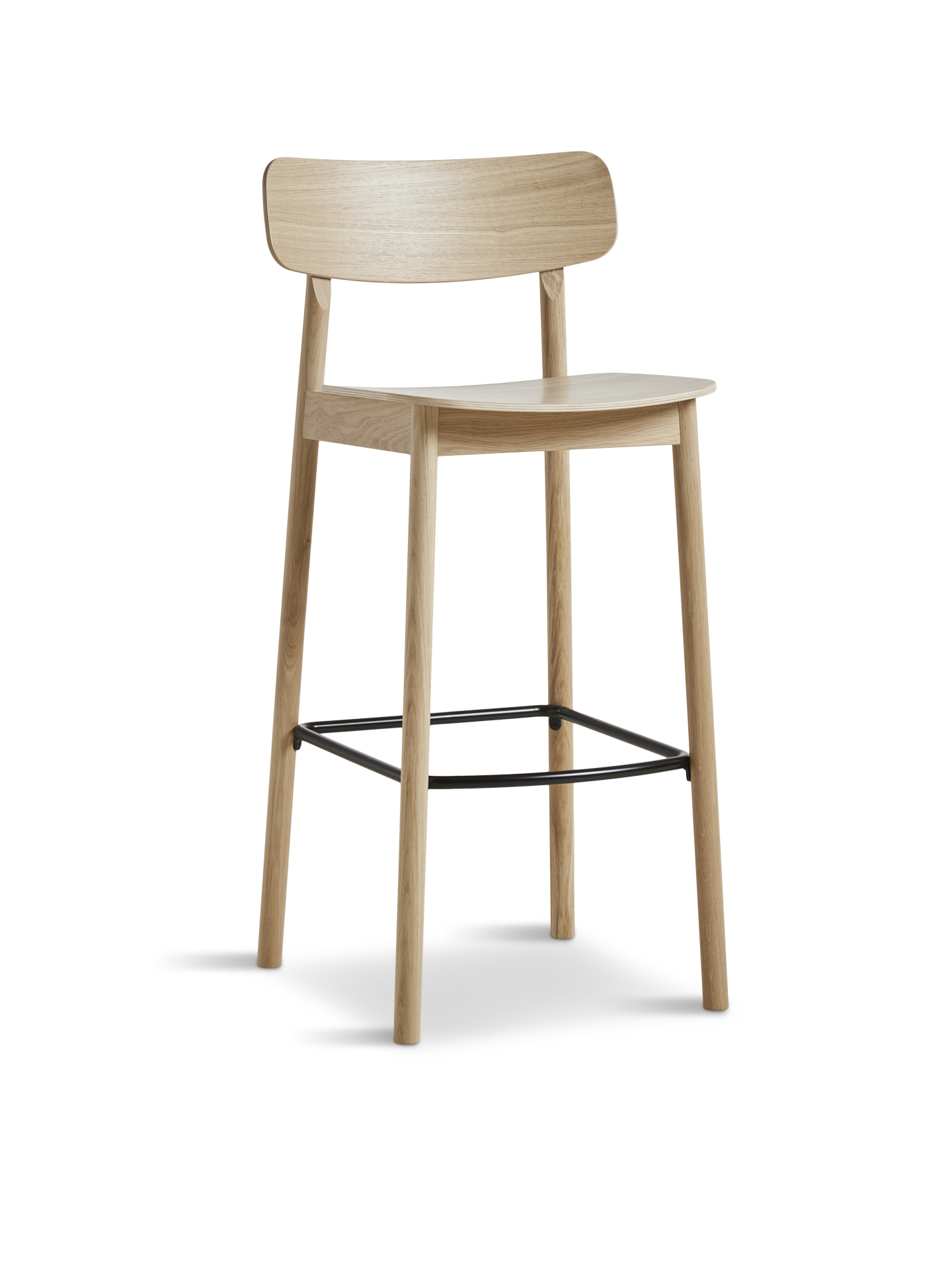 Soma bar stool - White pigmented oak