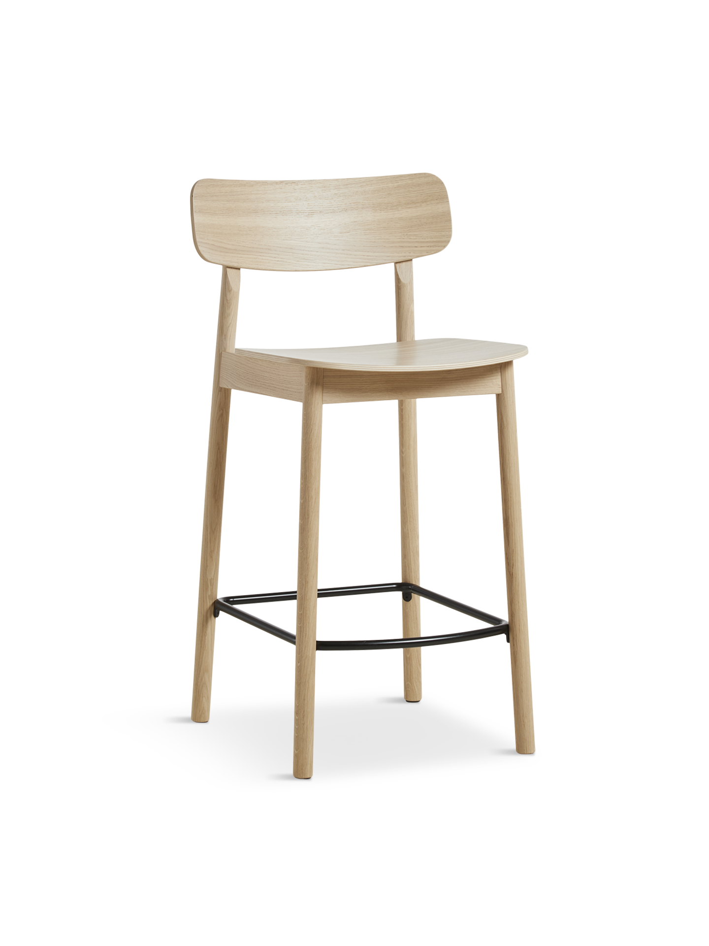 Soma counter chair - White pigmented oak