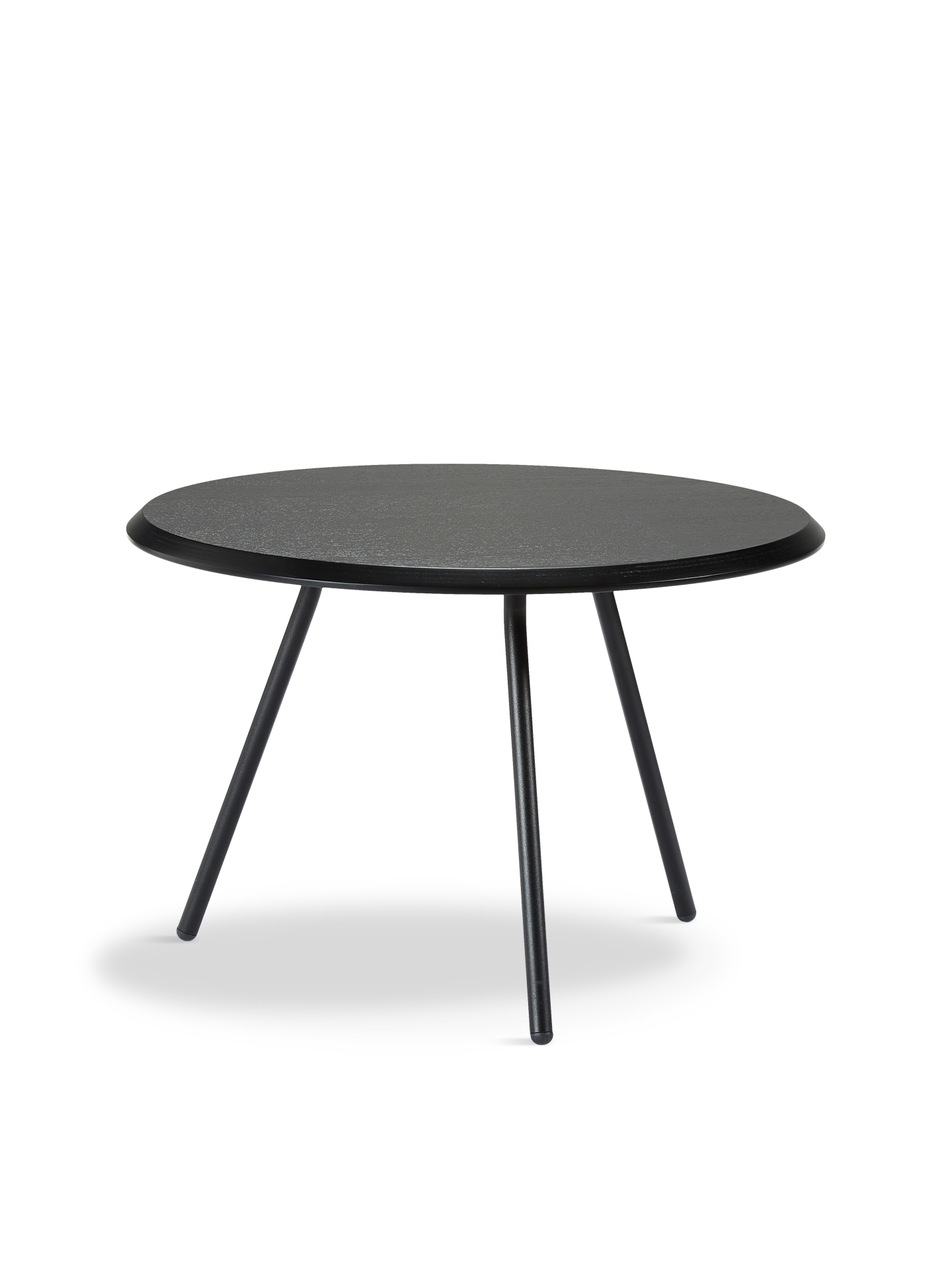 Soround coffee table - Black ash (Ø60xH40,50)