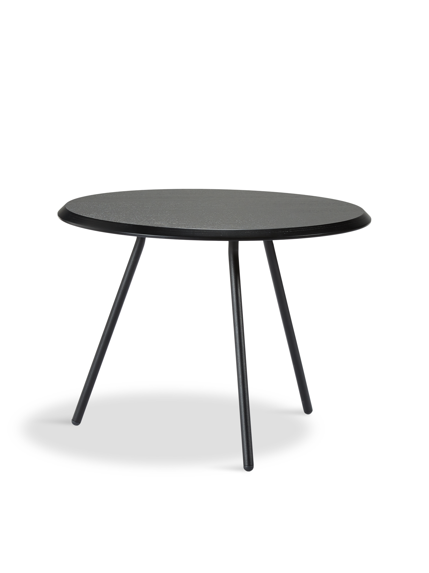 Soround coffee table - Black ash (Ø60xH44,50)