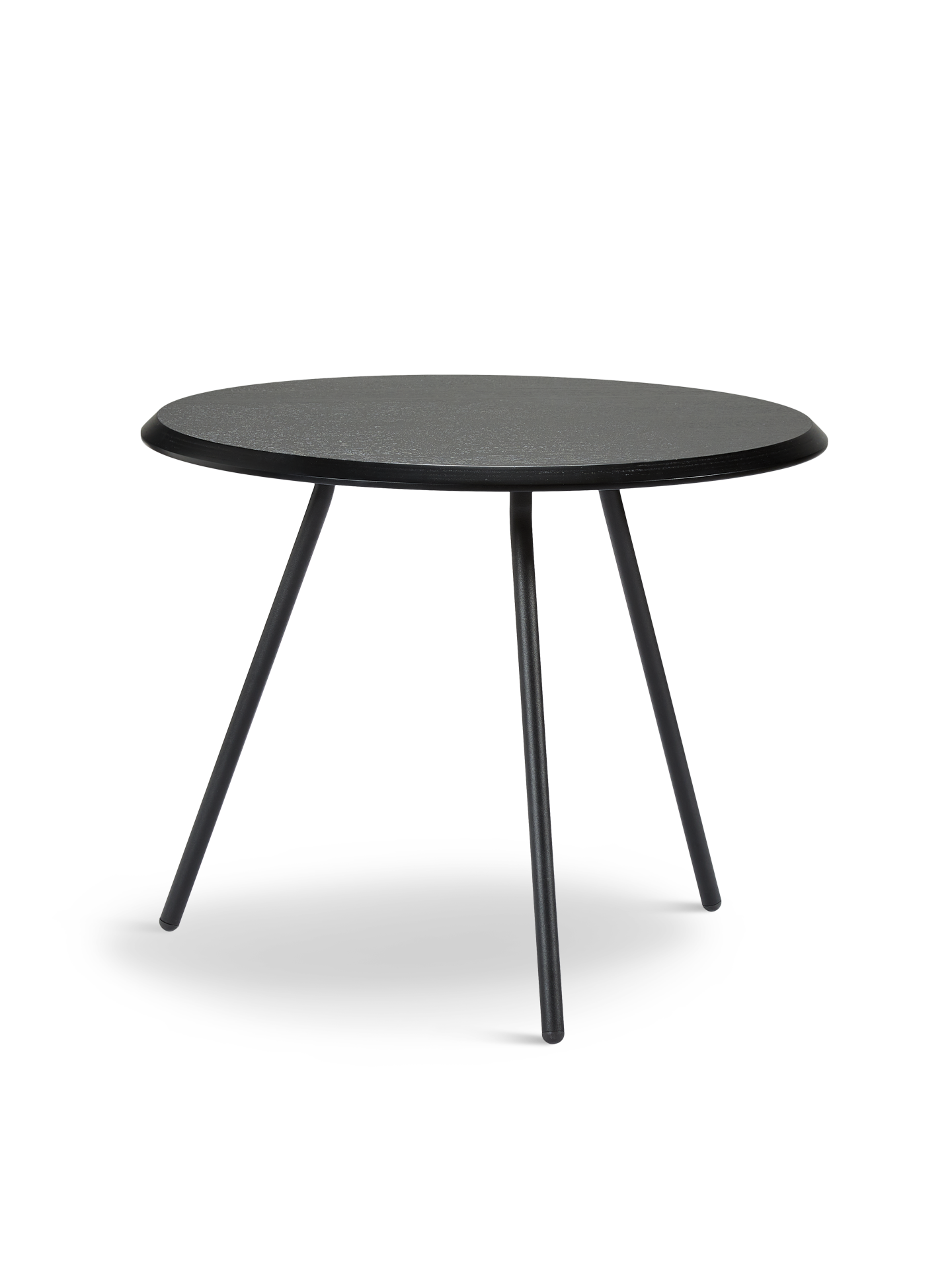 Soround coffee table - Black ash (Ø60xH49)