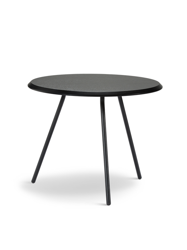 Soround coffee table - Black ash (Ø60xH49)