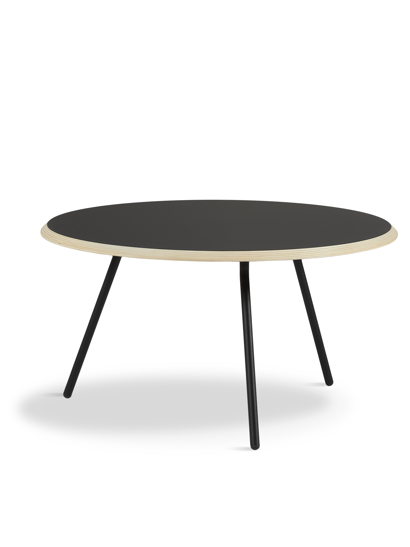 Soround coffee table - Black (Ø75xH40,50)