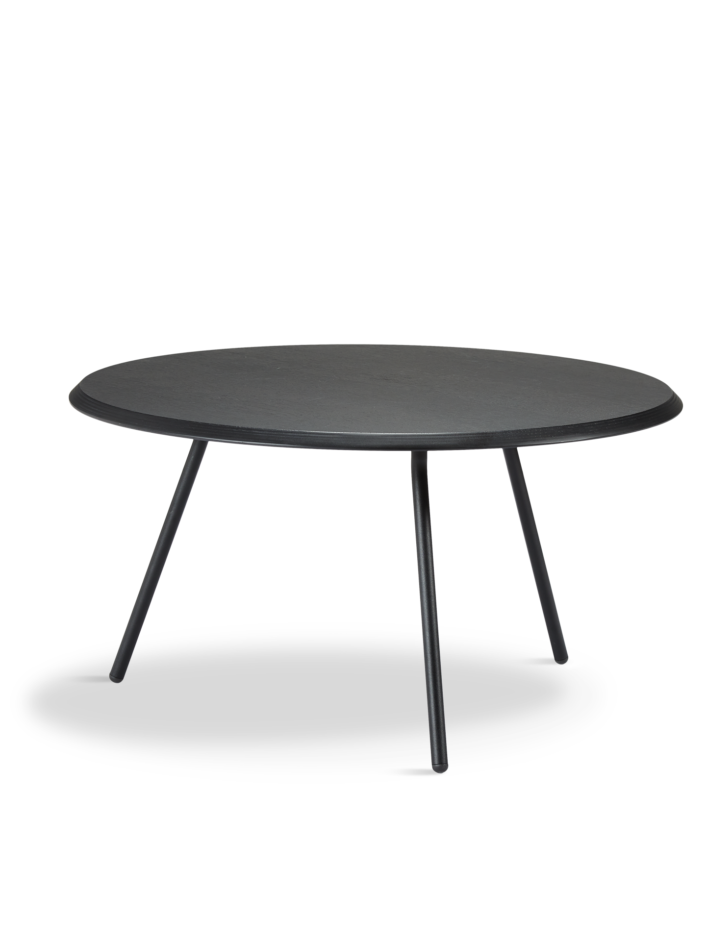 Soround coffee table - Black ash (Ø75xH40,50)