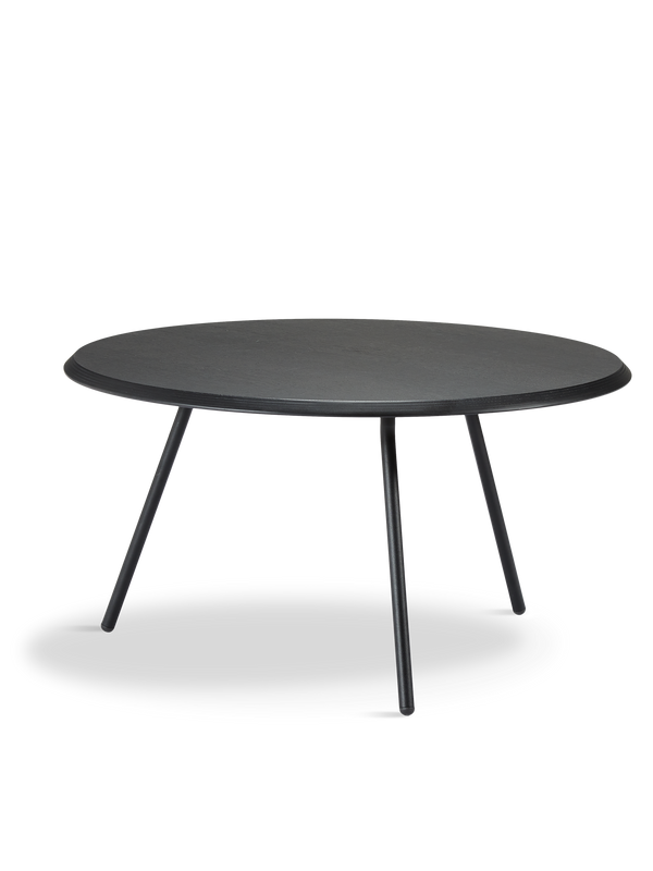 Soround coffee table - Black ash (Ø75xH40,50)