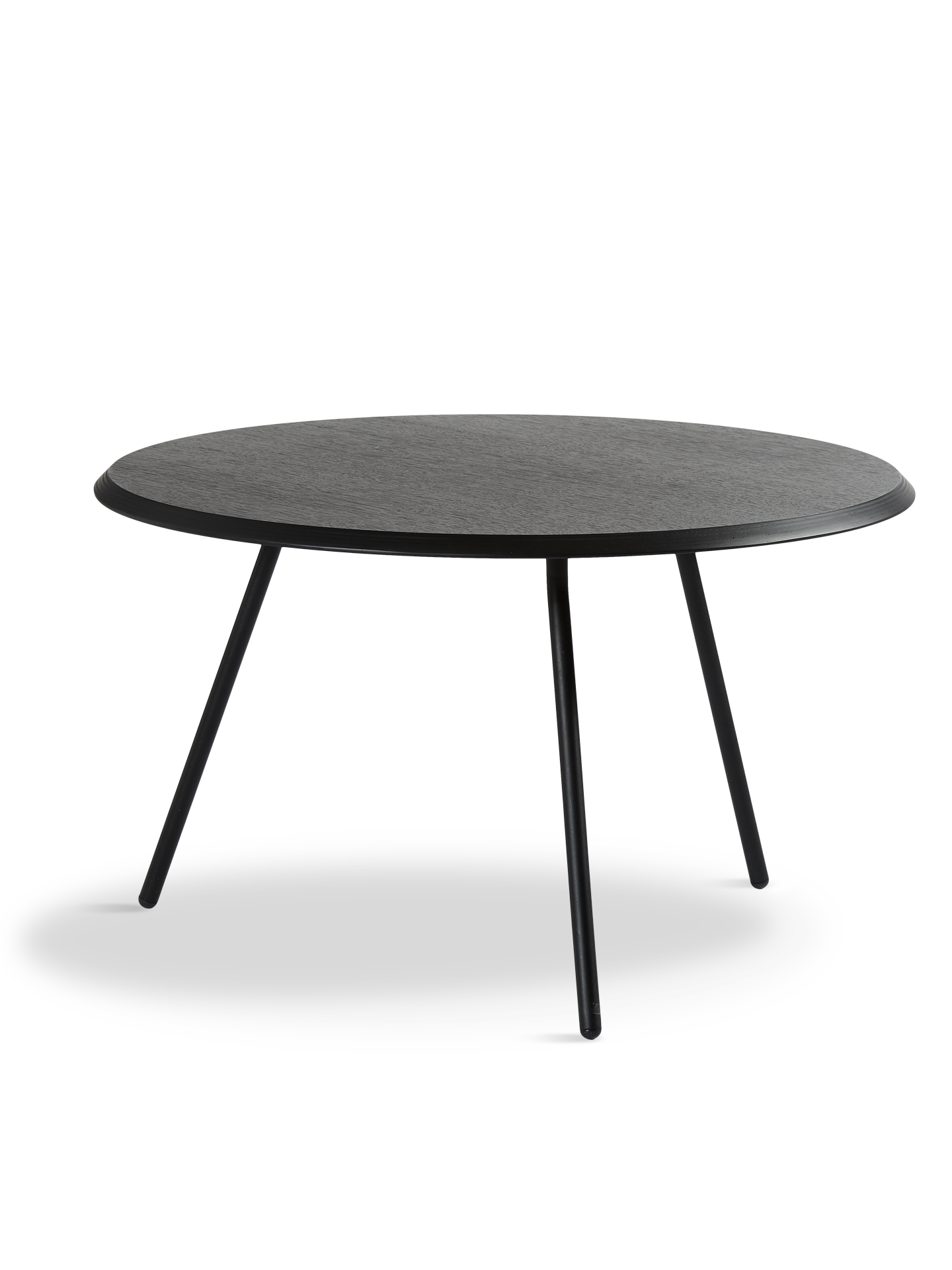 Soround coffee table - Black ash (Ø75xH44,50)