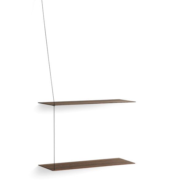 Stedge shelf (60 cm) - Smoked oak – WOUD - International