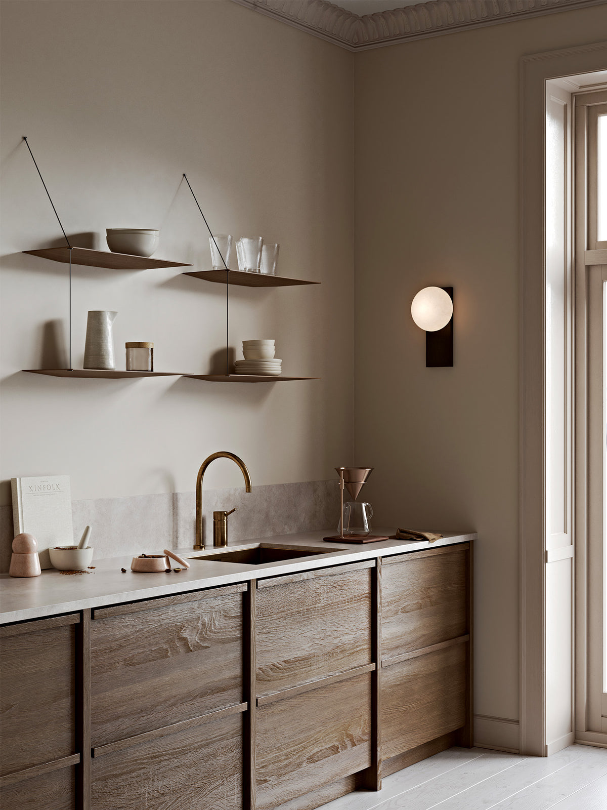 Stedge shelf - Smoked oak (2 shelves)