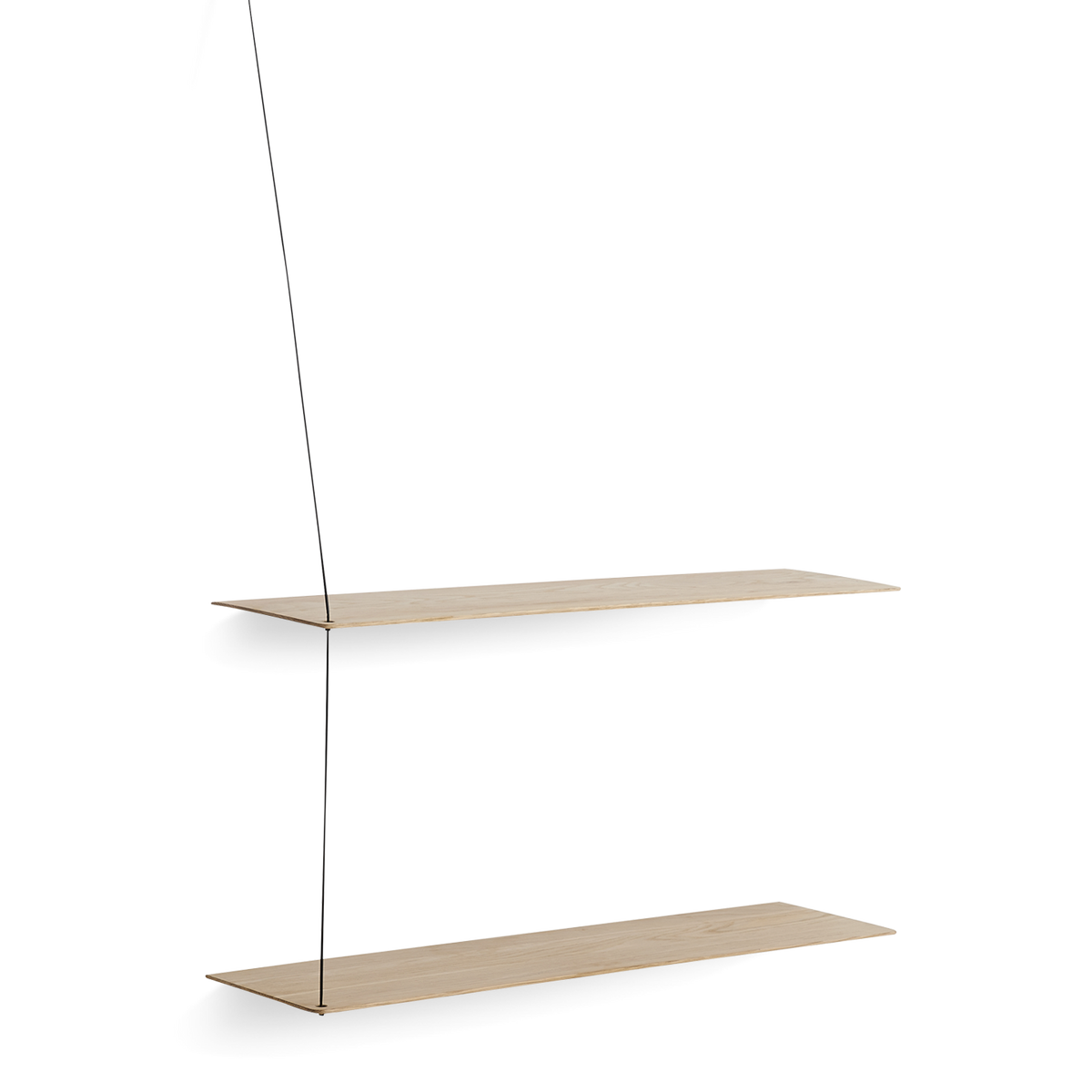 WOUD☆ウッド Stedge 80cm シェルフ Stedge shelf (80 cm) - White pigmented oak