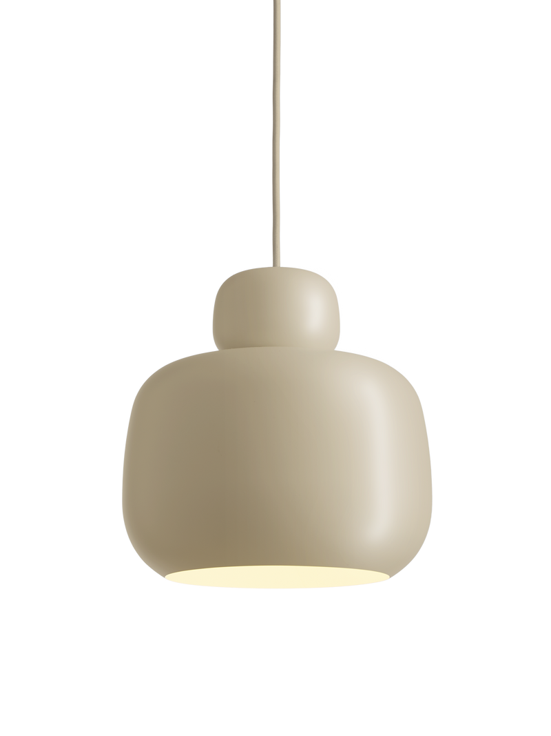 Stone pendant (Large) - Beige cUL