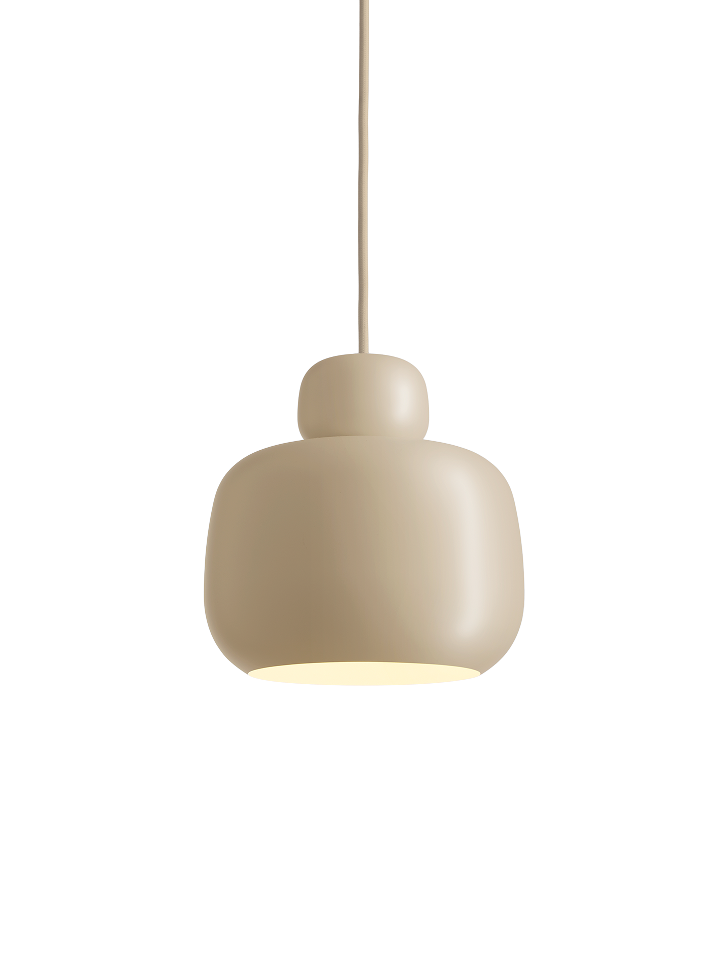 Stone pendant (Small) - Beige