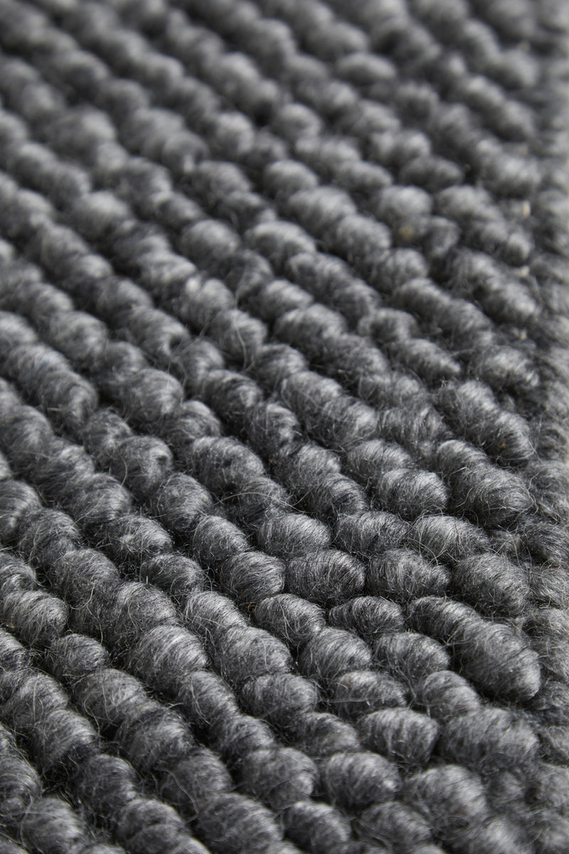 Tact rug (90 X 140) - Anthracite grey