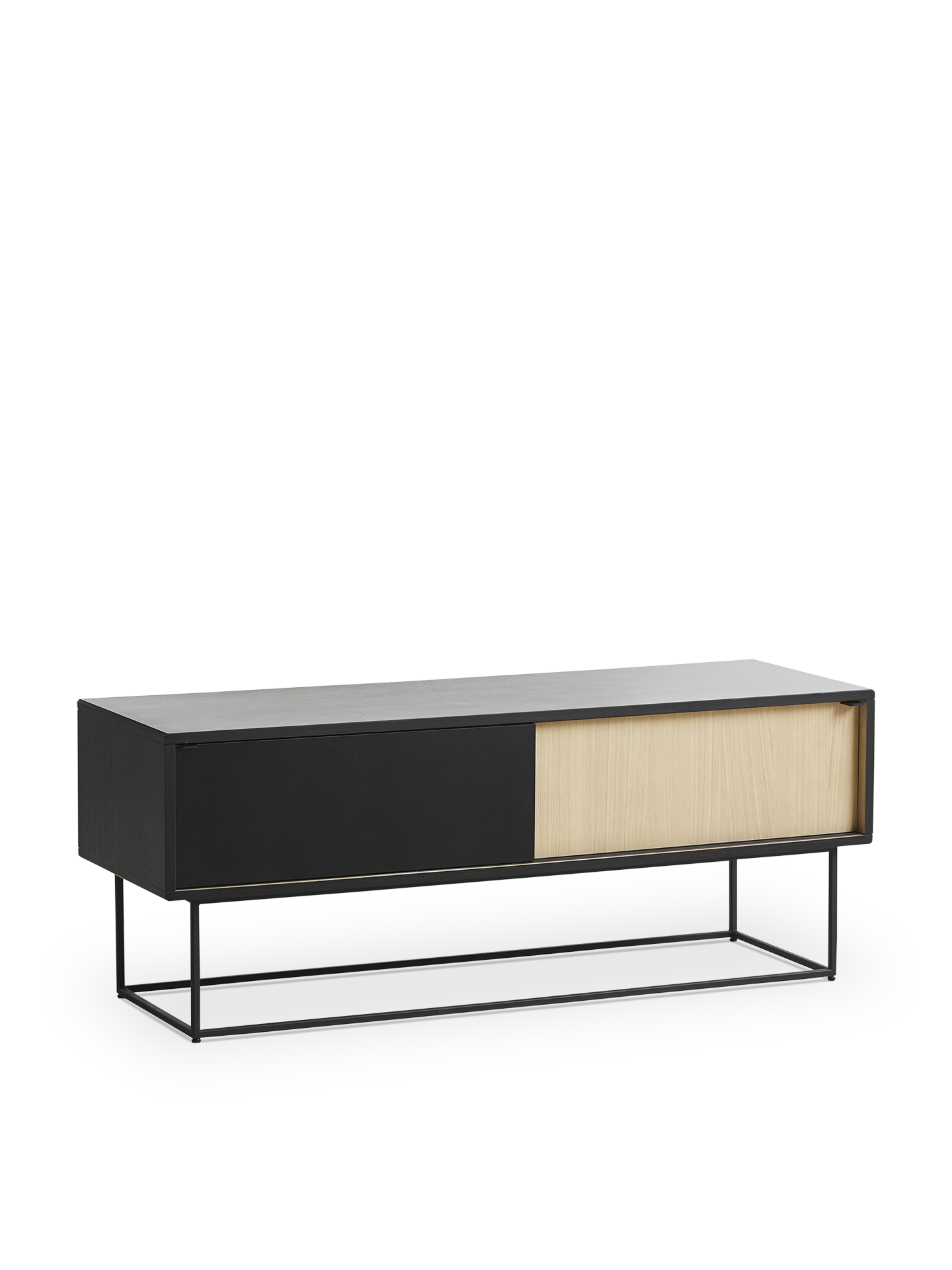 Virka sideboard (Low) - Oak/black