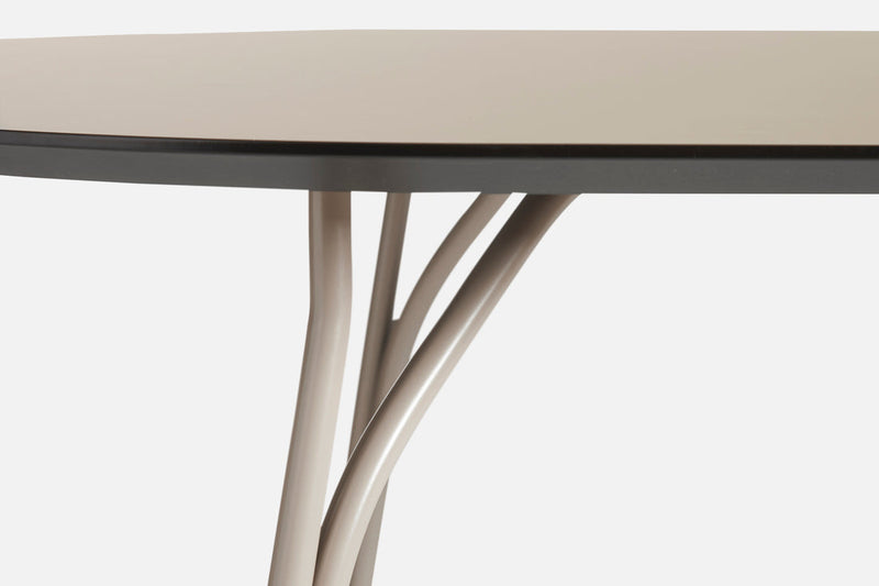 Tree dining table (120 cm) - Beige/beige