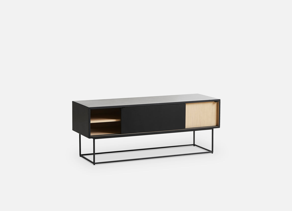Virka sideboard (Low) - Oak/black