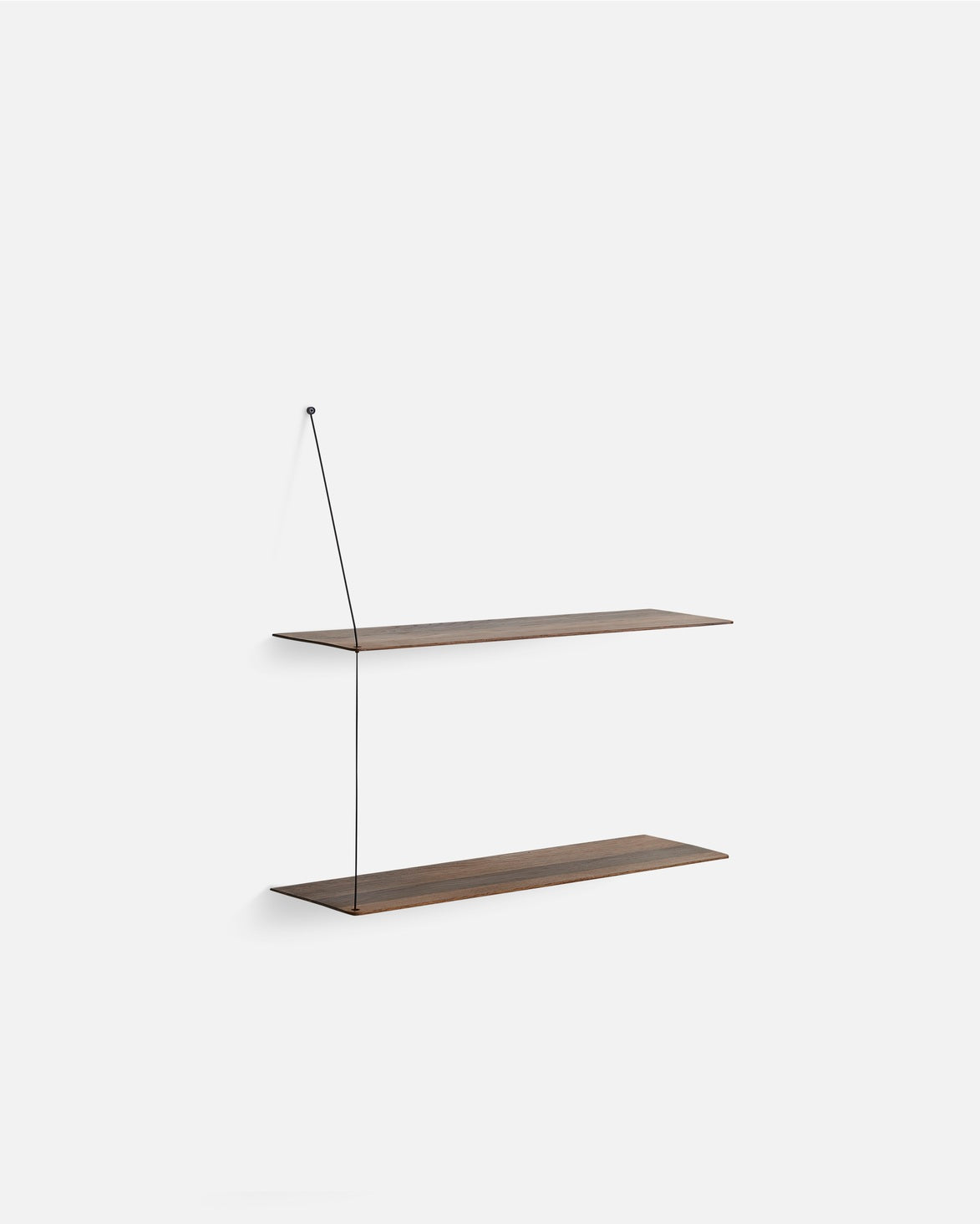 Stedge shelf (80 cm) - Smoked oak
