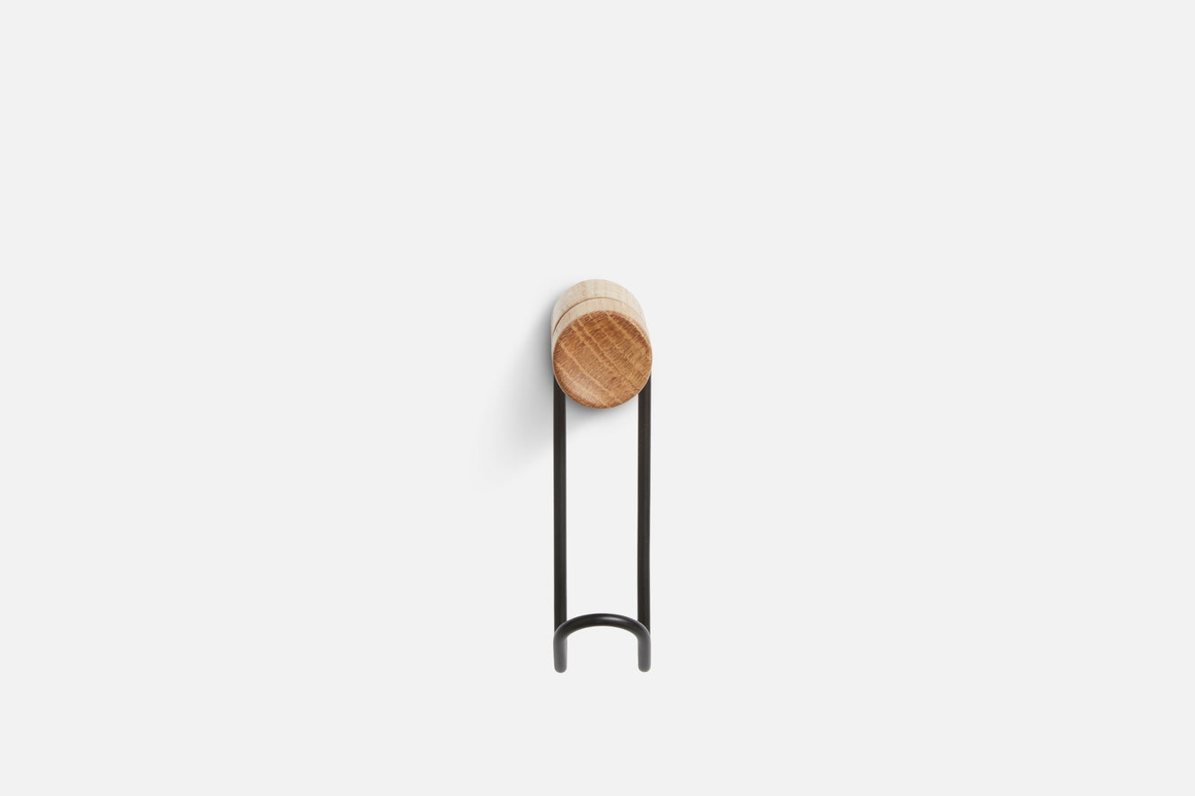Around wall hanger (Small) - Oak/Black