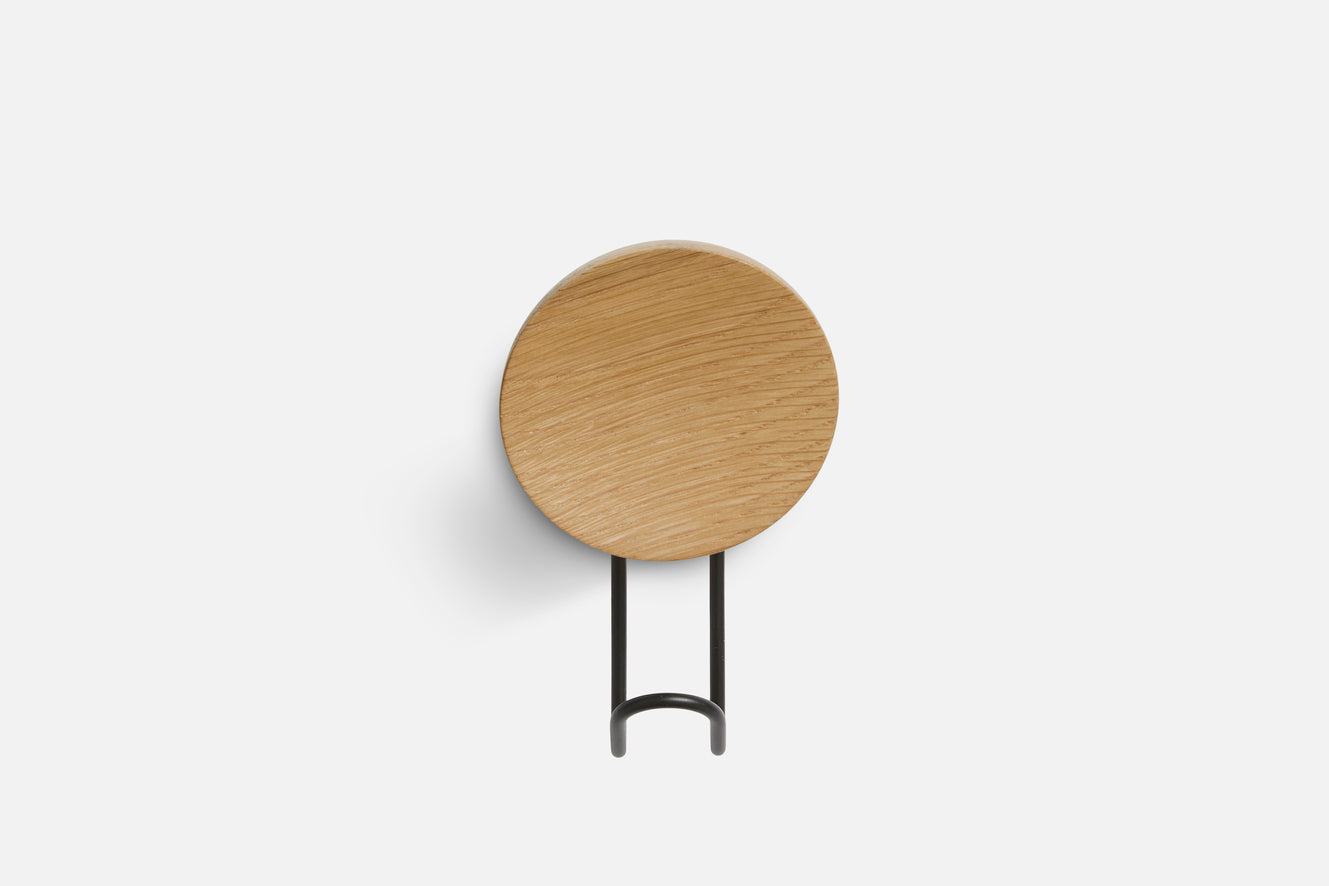 Around wall hanger (Large) - Oak/Black