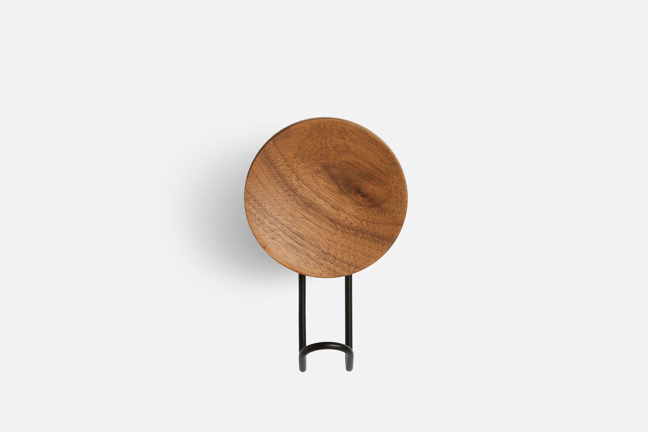 Around wall hanger (Large) - Walnut/Black
