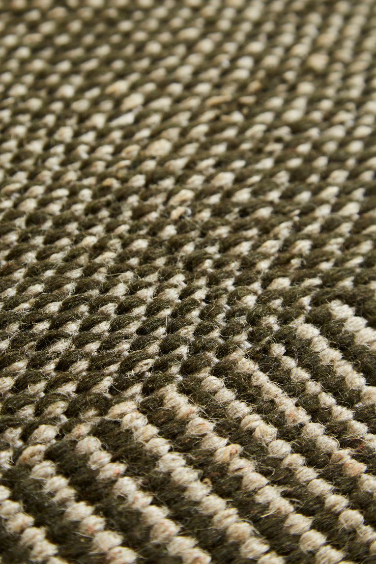 Rombo rug (90 X 140) - Moss green
